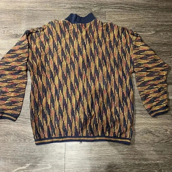 Classic Tundra VTG Biggie Cosby Coogie Style 3D Knit Sweater Mens Sz XL - Picture 7 of 8